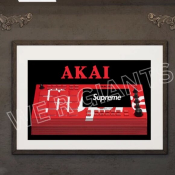 AKAI MPC x SUPREME POSTER 17"X11" - Picture 1 of 2